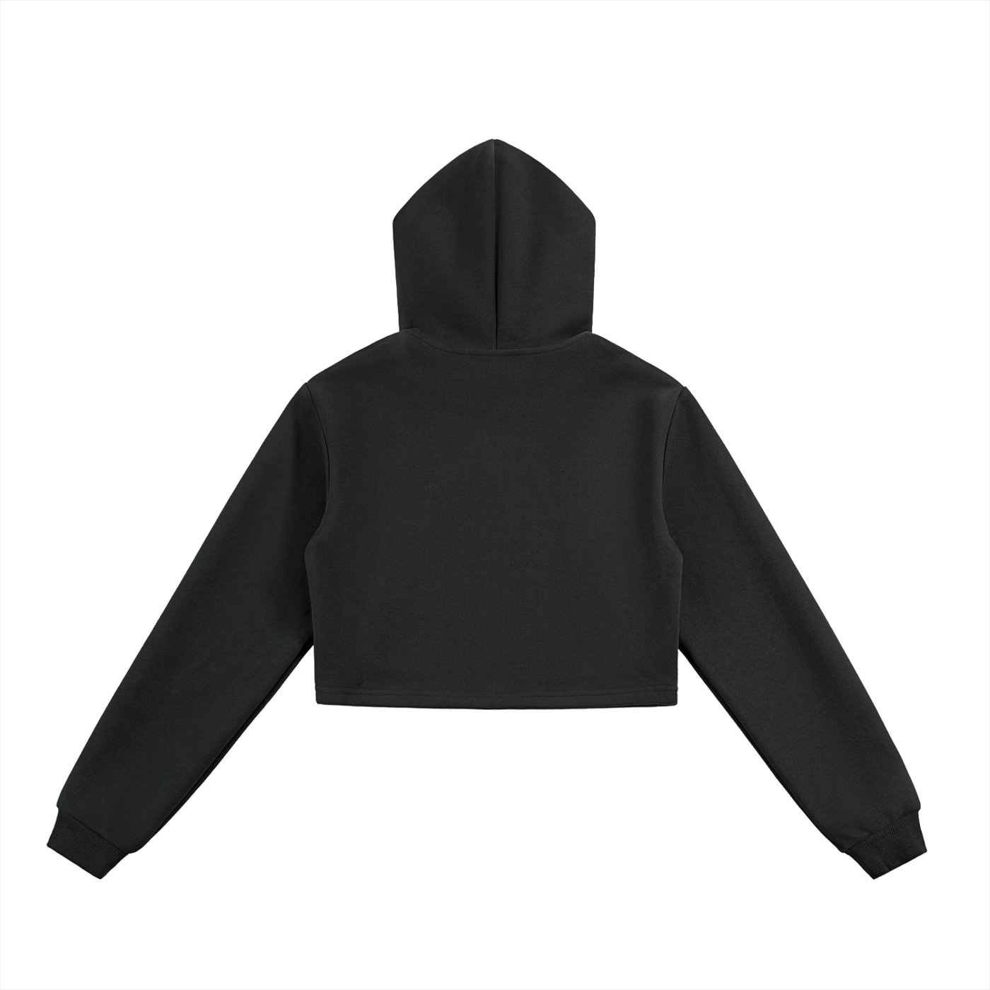 Essential Women's Cropped Zip-Up Hoodie