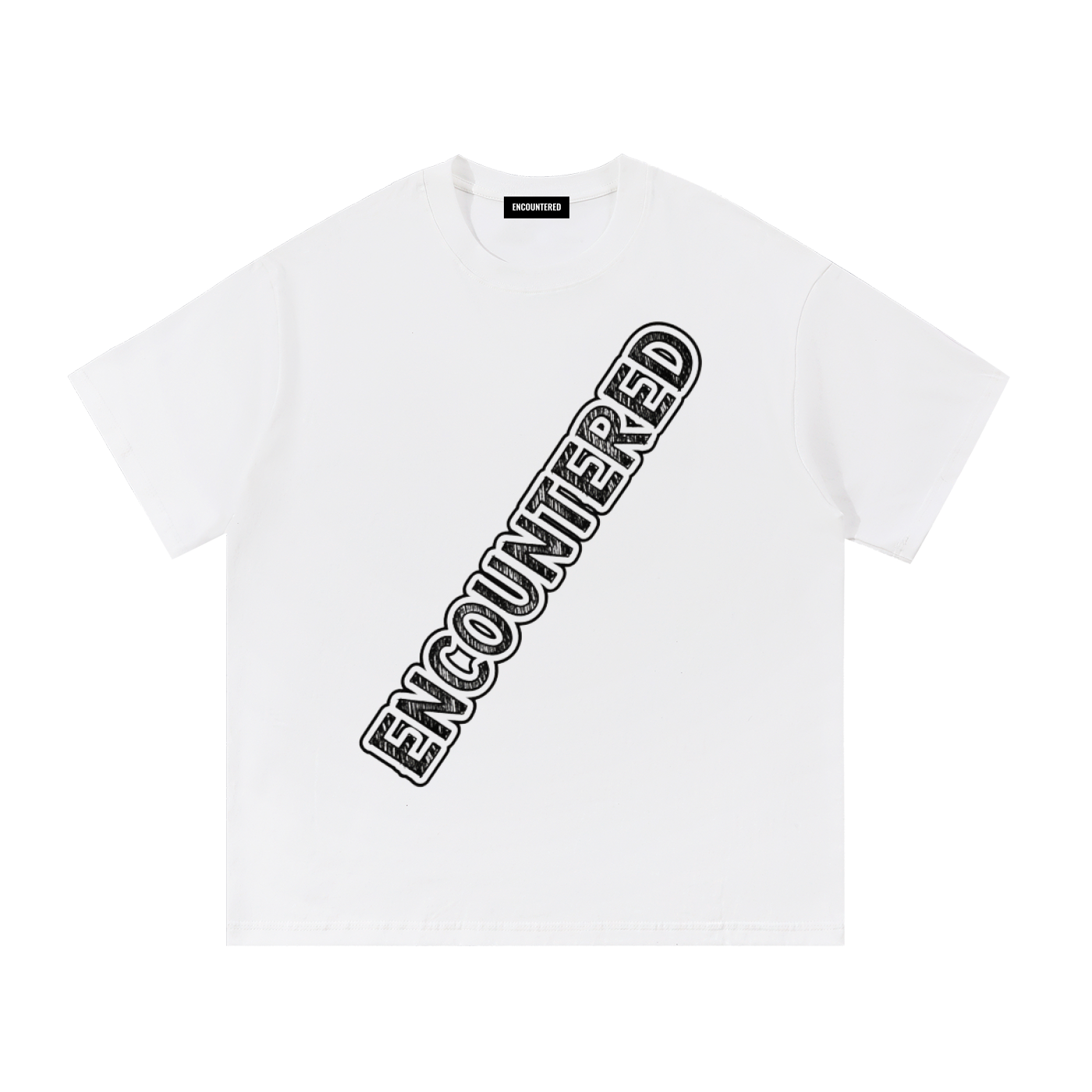 Encountered Sketch Logo Cotton T-Shirt