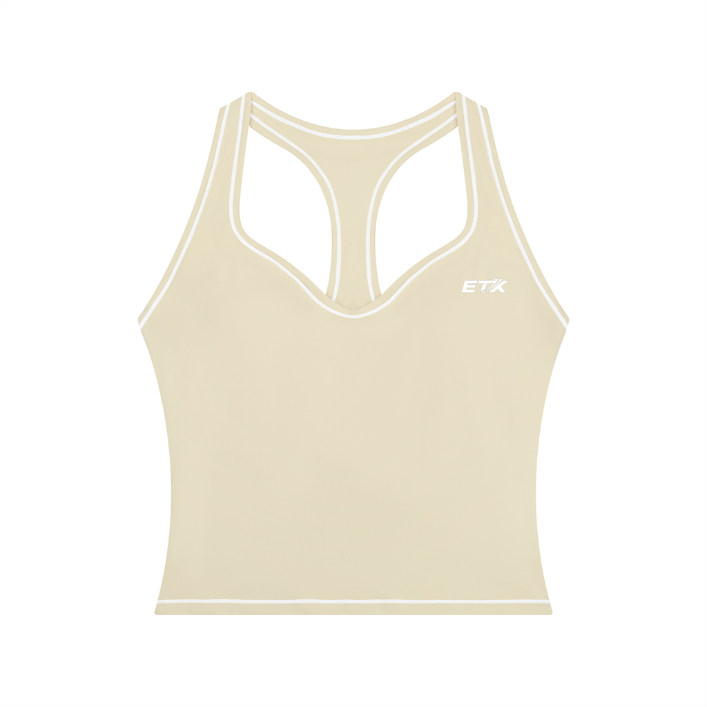 ETX Women's Topstitching Yoga Tank Top