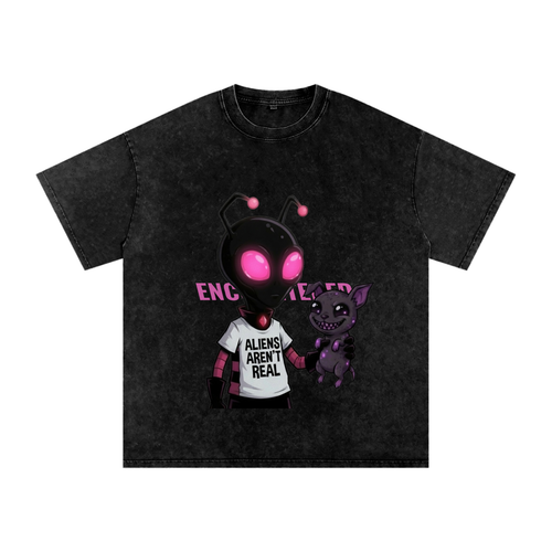 aliens,tee,oversized,washed,tees,tops,shirt