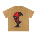 encountered,red,alien,oversized,tee,tops