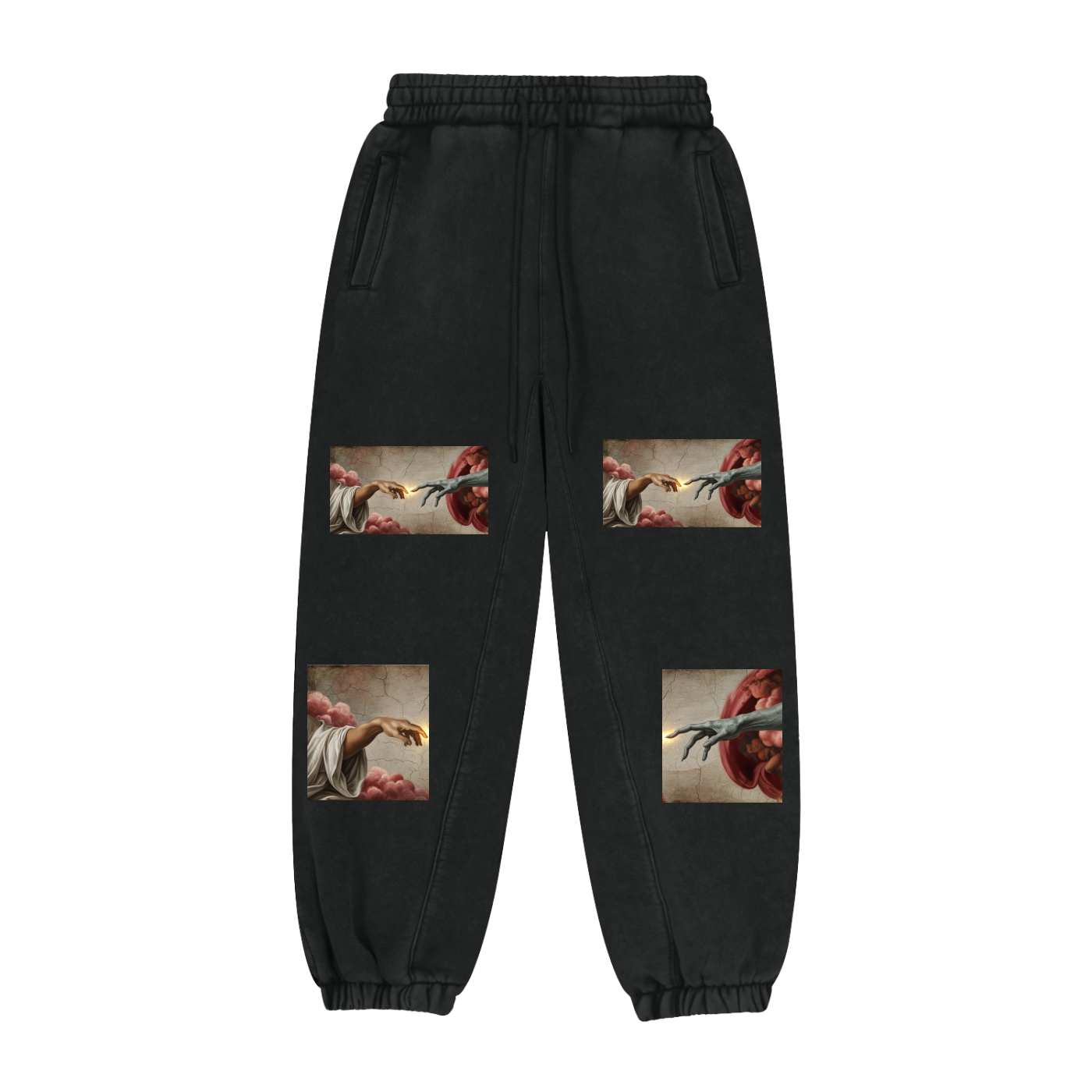 Encountered,pants,bottoms,joggers,fleeced