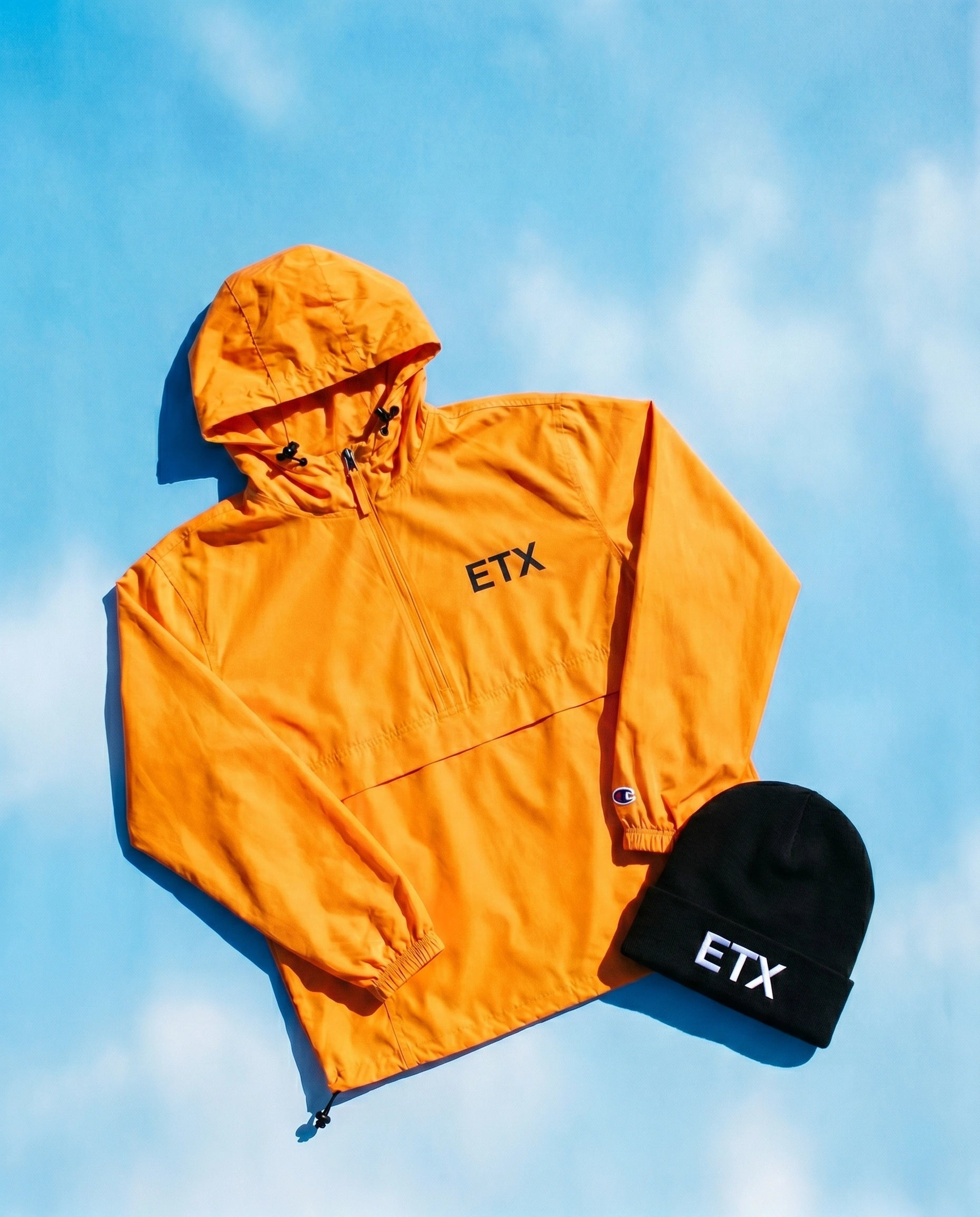 ETX Windbreaker x beanie