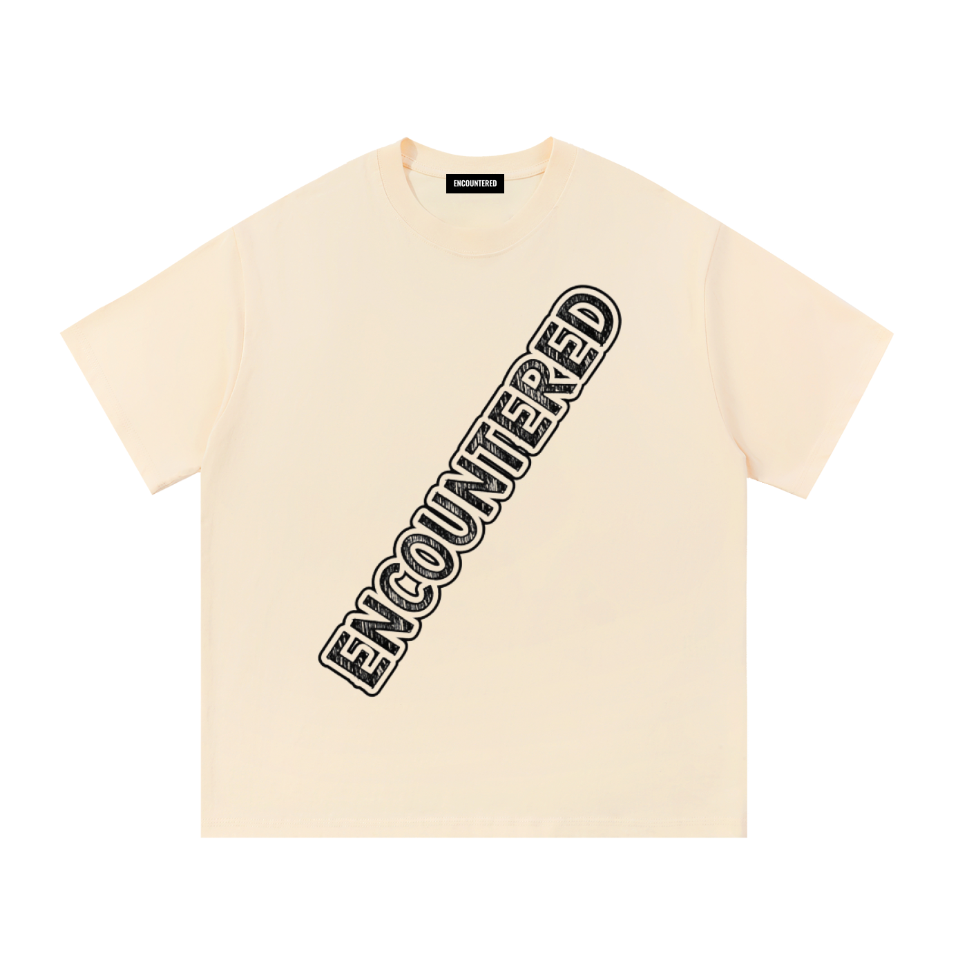 Encountered Sketch Logo Cotton T-Shirt