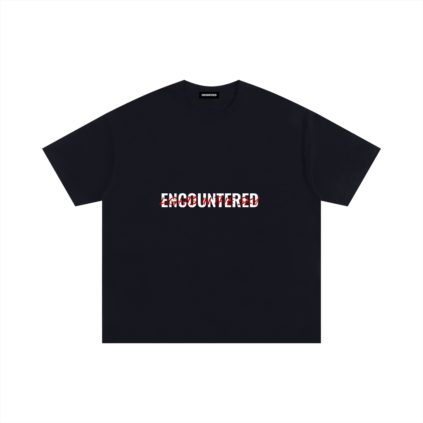 Encountered,oversized,lights,in,the,sky,tees,shirts,tops,summer