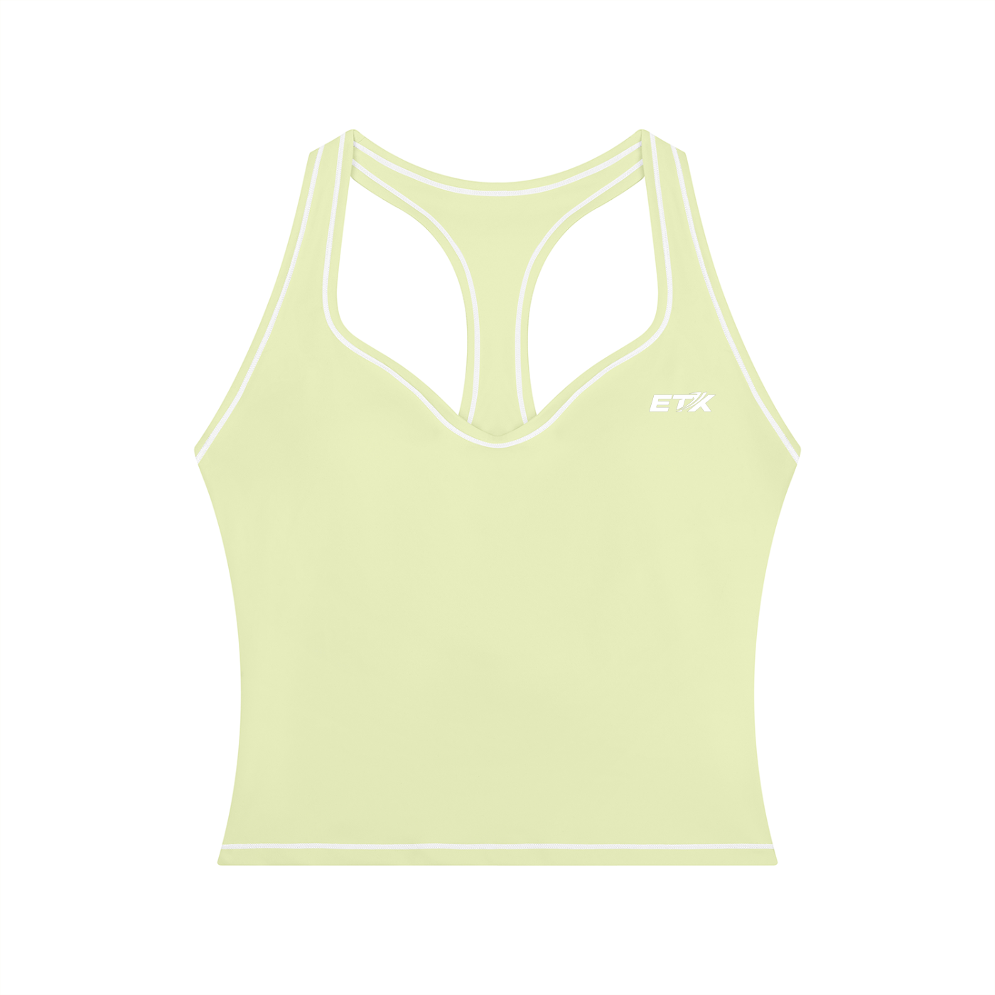 ETX Women's Topstitching Yoga Tank Top